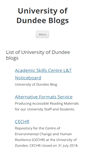 Mobile Screenshot of blog.dundee.ac.uk
