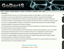 Tablet Screenshot of diabetesgenetics.dundee.ac.uk