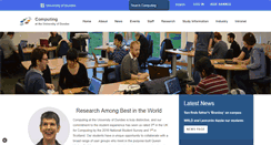 Desktop Screenshot of computing.dundee.ac.uk
