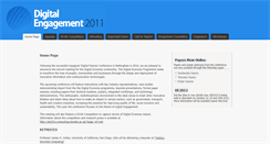 Desktop Screenshot of de2011.computing.dundee.ac.uk